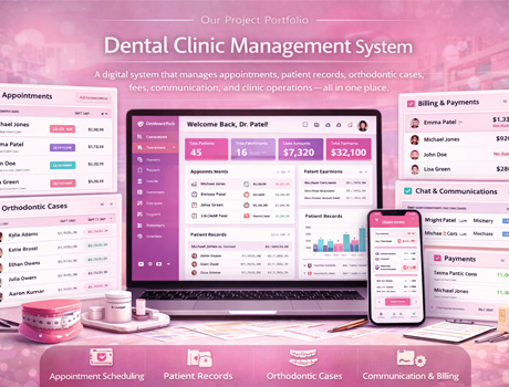 Dental Clinic and Patient Management System – SkillLamp Soft Tech Portfolio