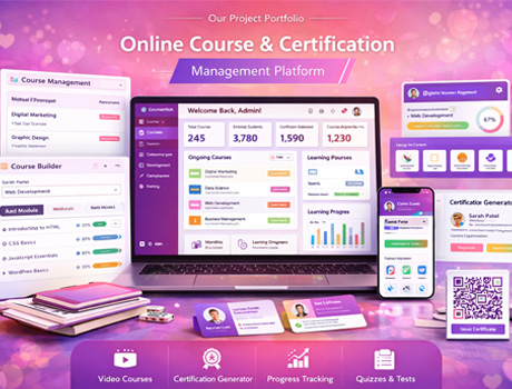 Online Course and Certification Management System – SkillLamp Soft Tech Portfolio
