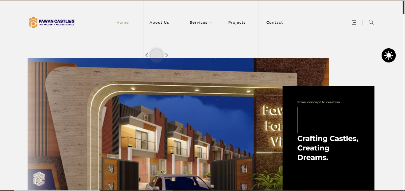 Construction Corporate Website Design and Development – SkillLamp Soft Tech Portfolio
