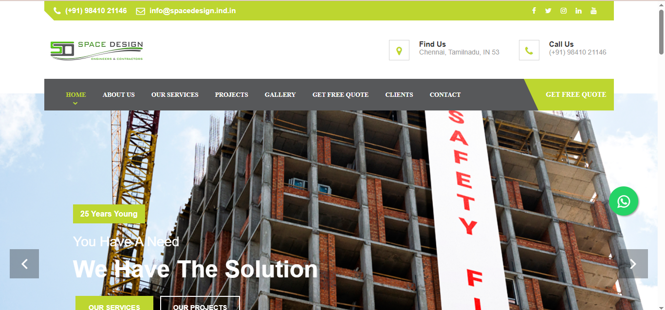 Real Estate Development and Builder Website – SkillLamp Soft Tech Portfolio